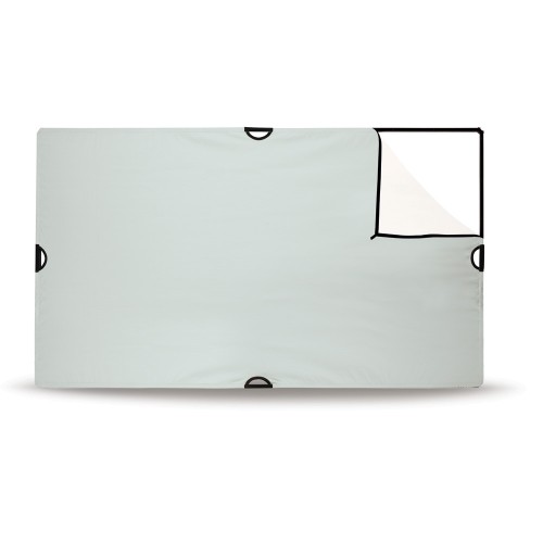 scrim jim 4x6 Silver White